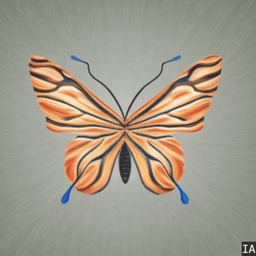 Image d'un papillon semblant chuter