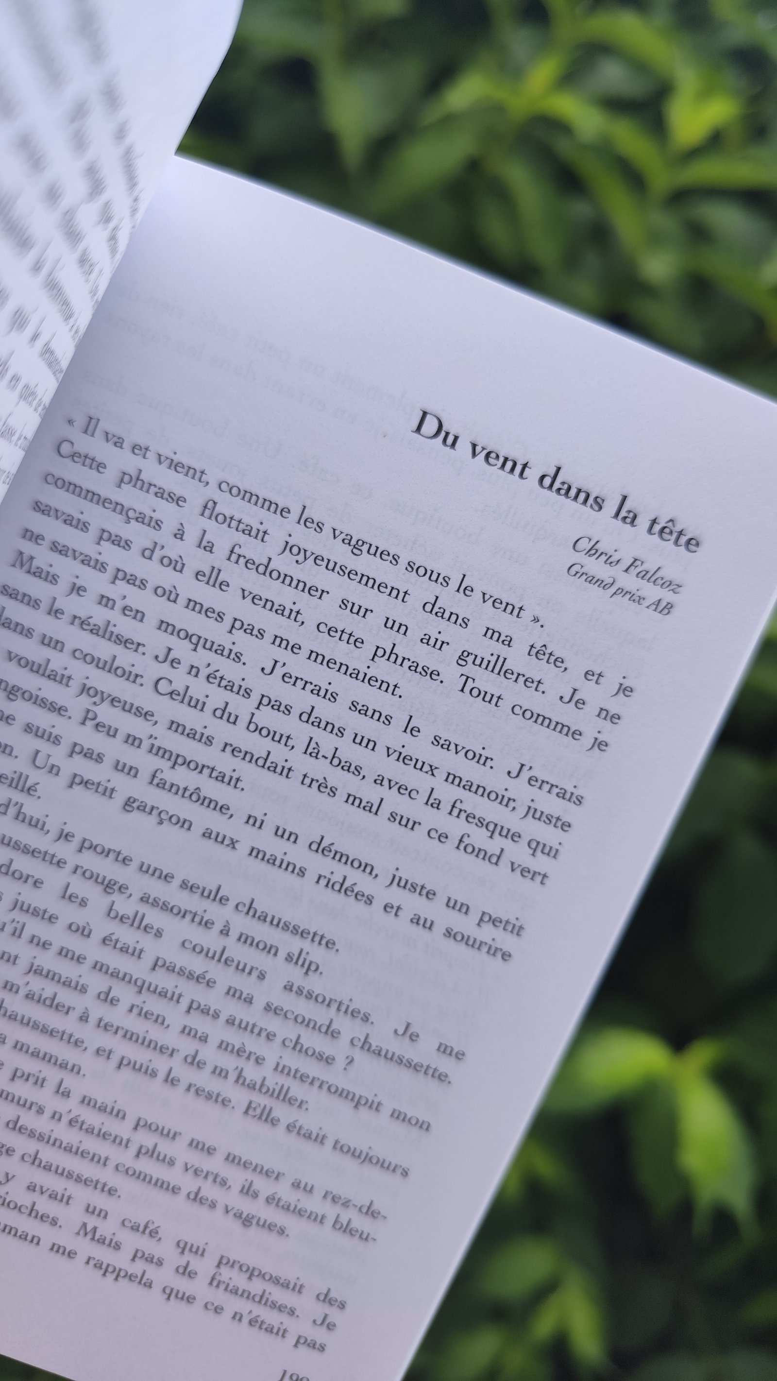Page de l'ouvrage où se trouve mon texte