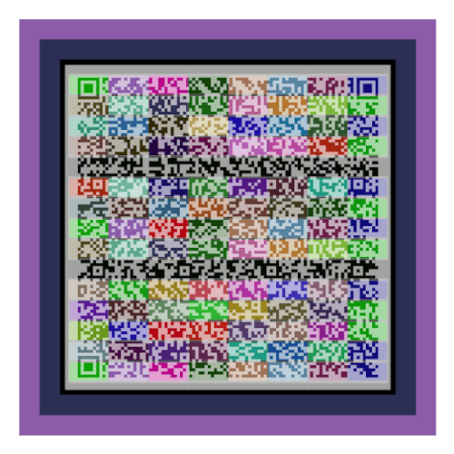 QR code aux formes indéterminées